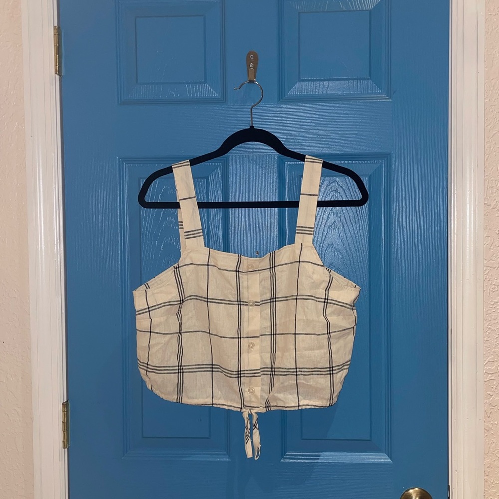 Plaid Crop Top
